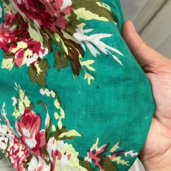 Imperfect handmade dress floral plus size button down back dress size 2X 3X ? - Picture 4 of 14